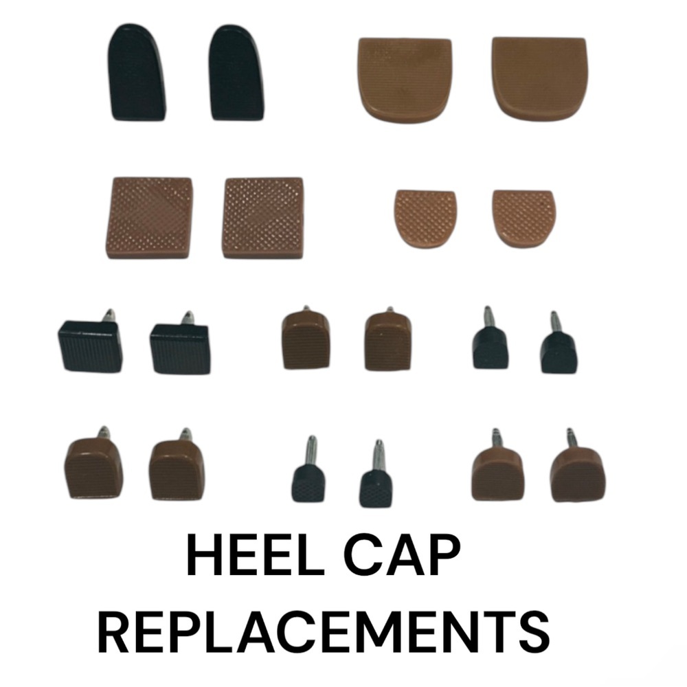 New lot of 10 pairs variety of shoe repair replacement heel caps